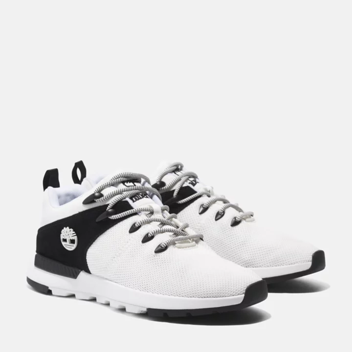 Basket basse à lacets Sprint Trekker pour homme en blanc