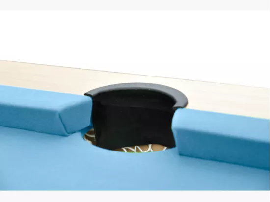 Table transformable - Billard & Ping-pong BALTHAZAR - 213*112*81.5cm - Bleu