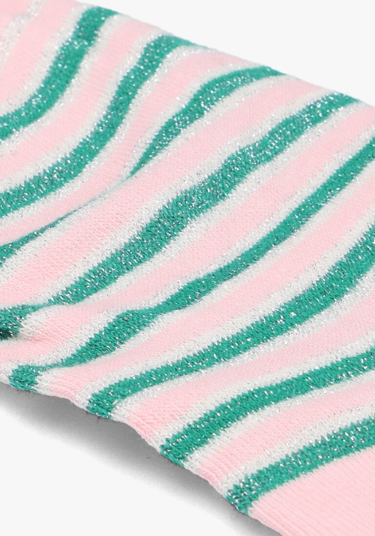 BECKSONDERGAARD groene becksondergaard sokken sneakie multi stripe sock