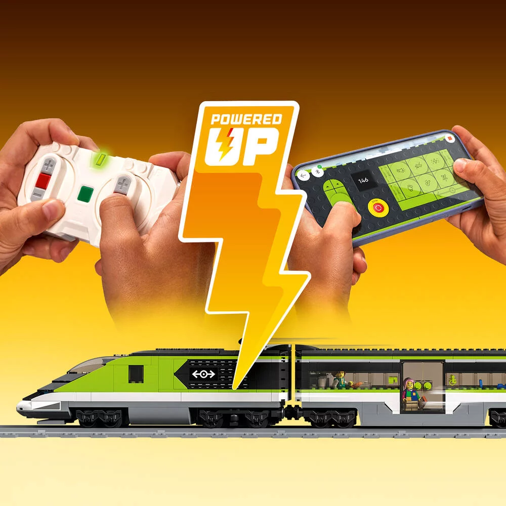 LEGO®CITY 60337 - LE TRAIN DE VOYAGEURS A GRANDE VITESSE