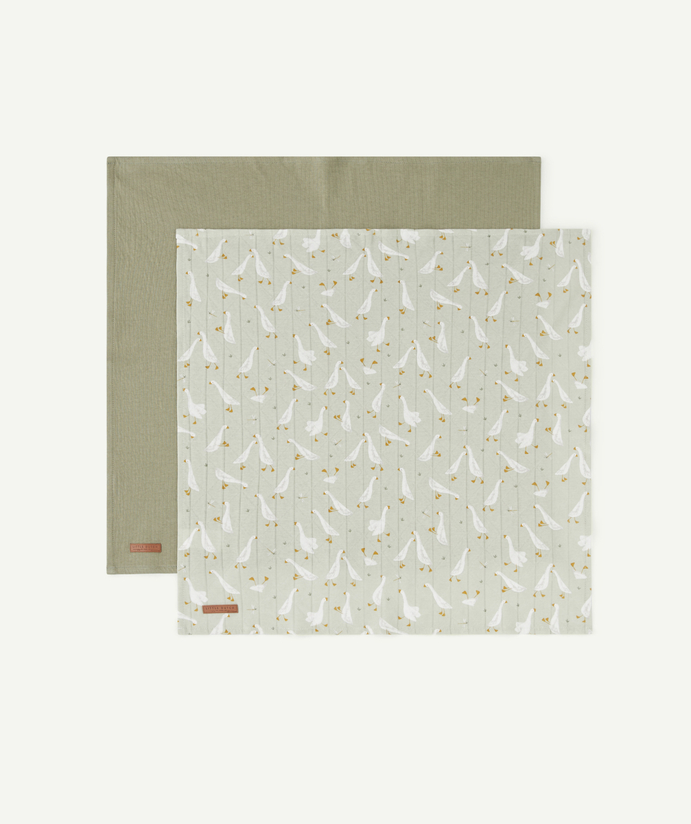 LITTLE DUTCHLANGES EN COTON LITTLE GOOSE PURE OLIVE