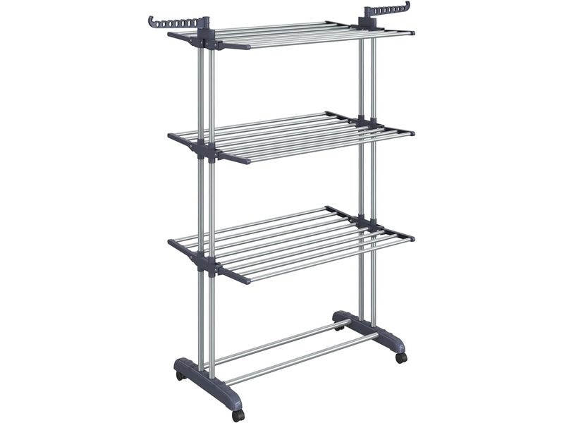 Songmics Turmtrockner 126.6 x 64.2 x 169.2 cm Wäscheständer mit 4 Ebenen