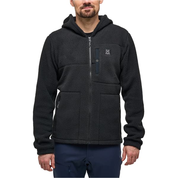 Veste polaire HAGLÖFS MALUNG PILE HOOD MEN TRUE BLACK