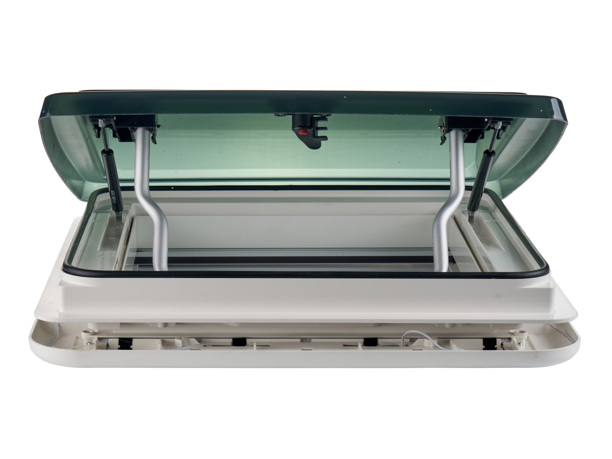 AOYI Skylight LED 40x40 cm dakluik - Smoke/White