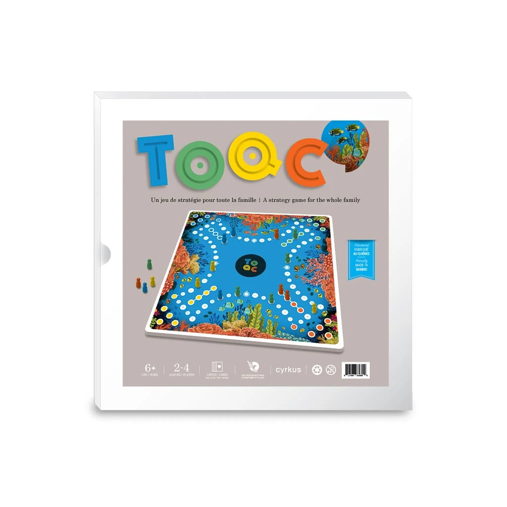 Jeu de Toqc - 4 Joueurs - Décor Corail