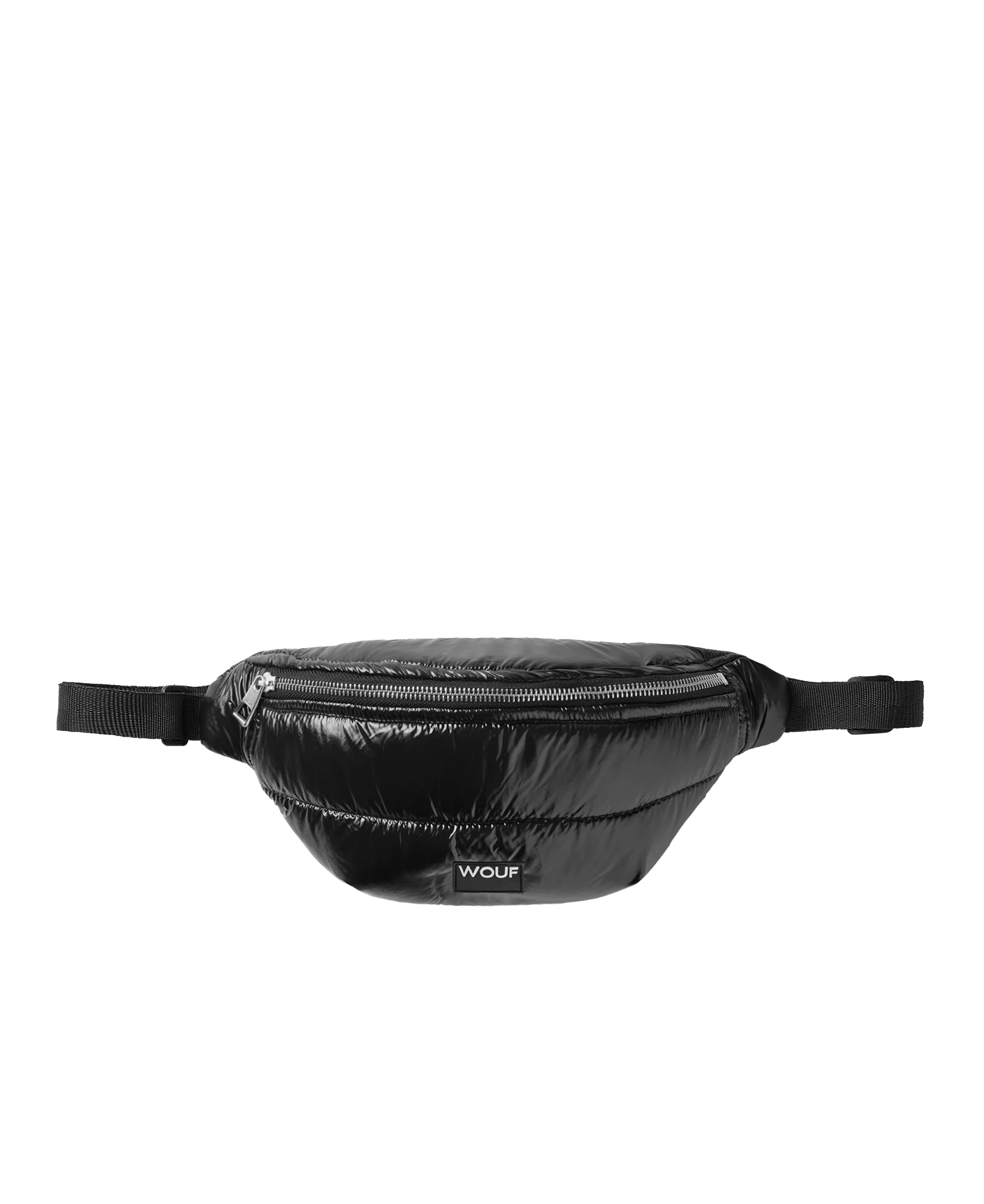 Wouf  Black Glossy bæltetaske - sort