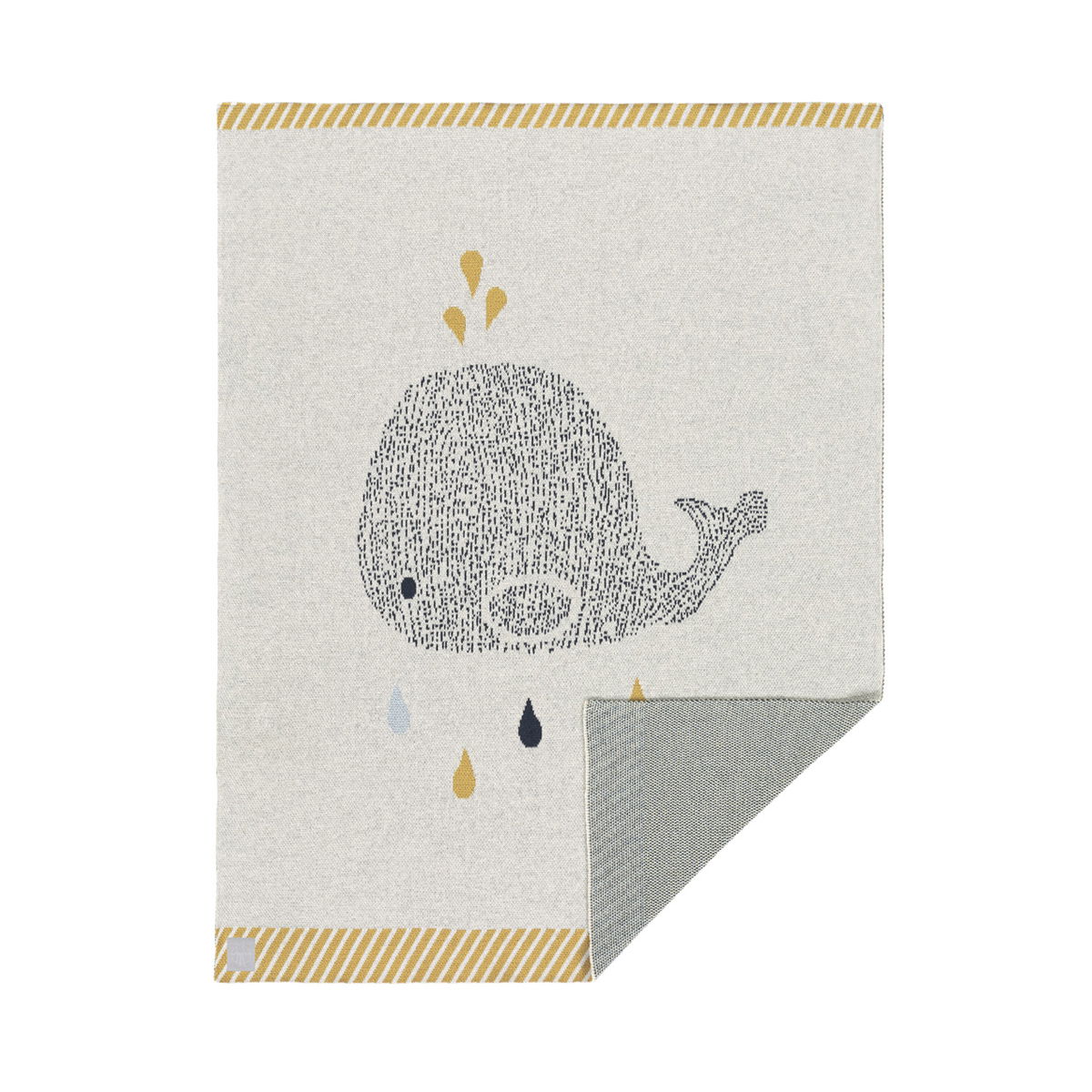 LässigLässig   Strickdecke Little Water Whale