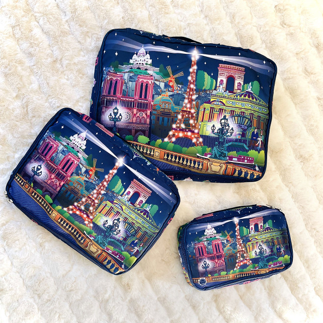 Set de 3 pochettes de voyage - Travel organizer