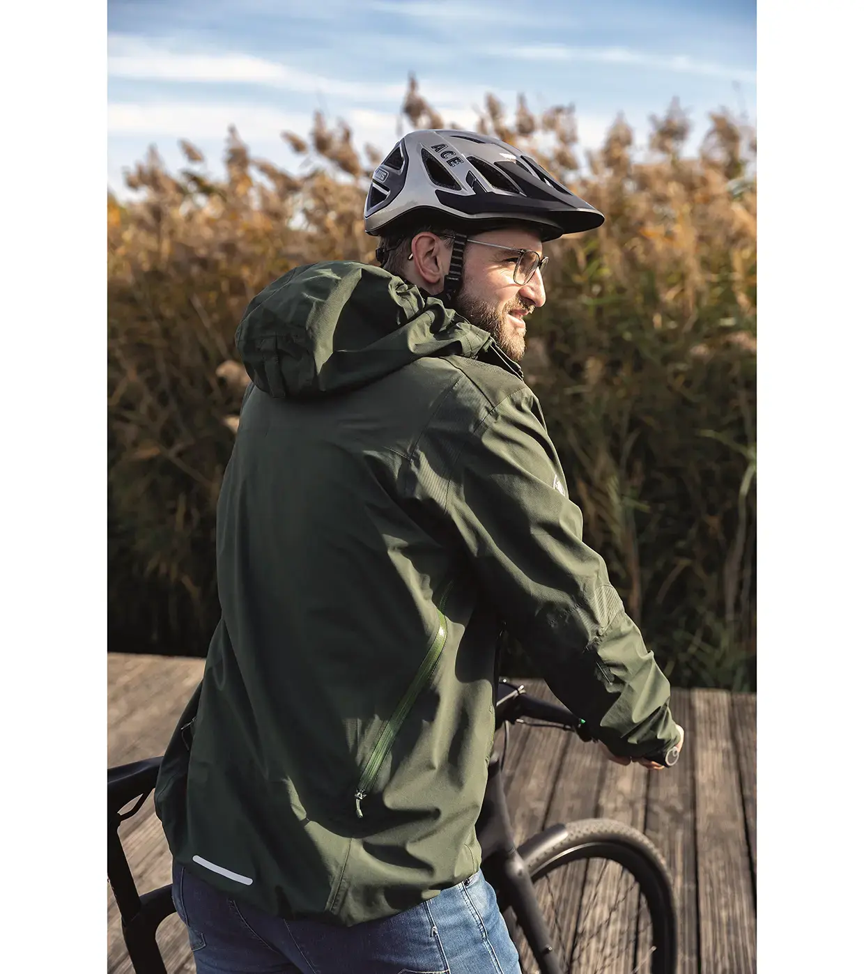 Abus Urban-I 3.0 ACE Fietshelm Zilver