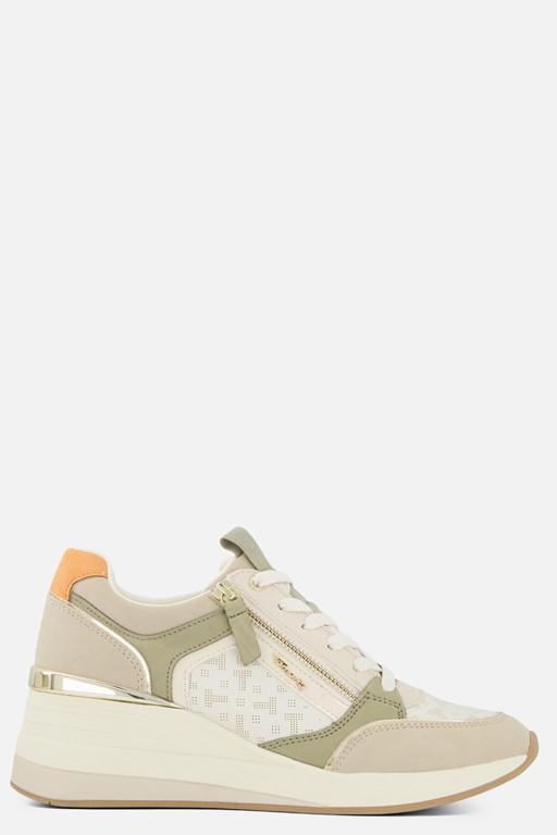 Tamaris Sneakers groen Imitatieleer