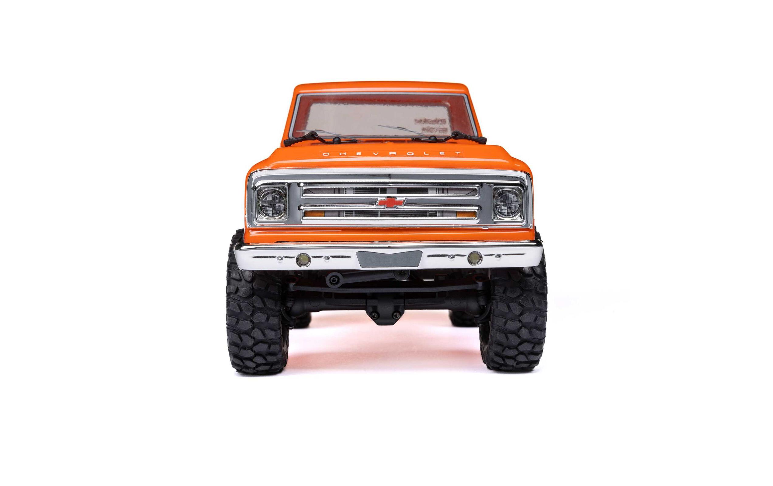 Scale Crawler SCX24 1967 Chevrolet C10 V2 Orange, RTR, 1:24<br>Kleiner 4wd Rock Crawler mit Chevy C10 Pick-up Karosserie