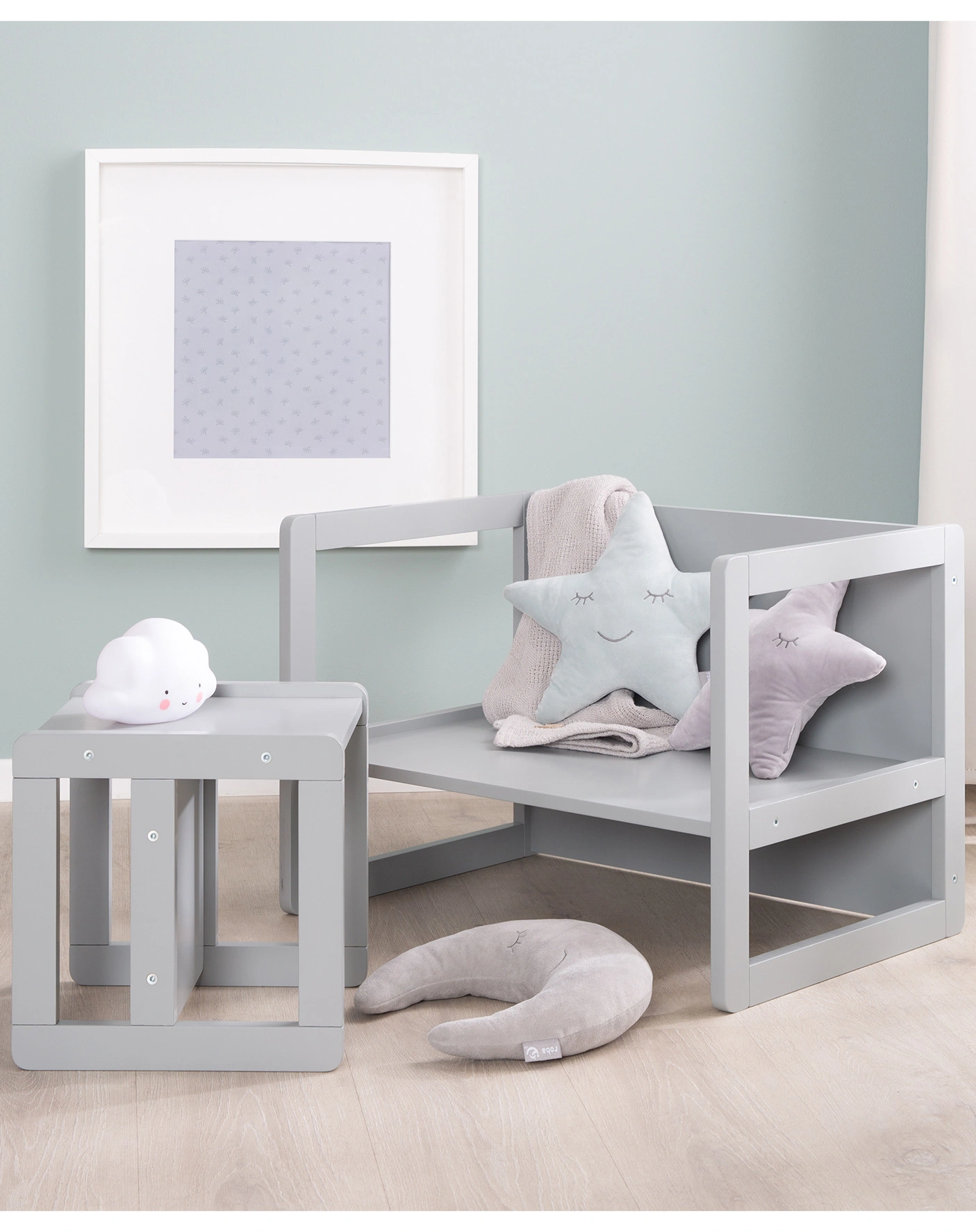 Kindersitzgruppe 3in1 (Farbe: grau)
