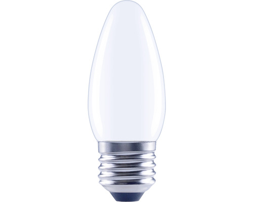 FLAIR LED kaarslamp, dimbaar, C35 E27/4W (40W), 470 lm, 2700 K, warm wit, mat