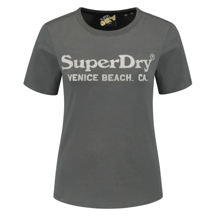 Superdry Metallic Venue Shirt Dames