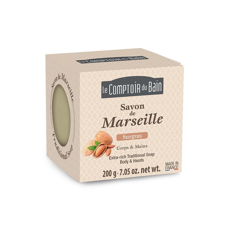 Savon de Marseille Surgras 200g le-comptoir-du-bain