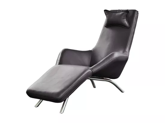 Fauteuil - Gris cuir - CAVAL