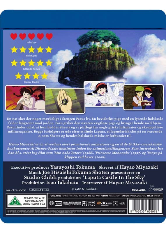 Laputa: Slottet i himlen (Blu-Ray)