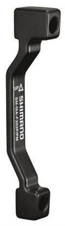 DISC-ADAPTER vornehinten 180203mm, Bremse PMGabelRahmen PM  schwarz