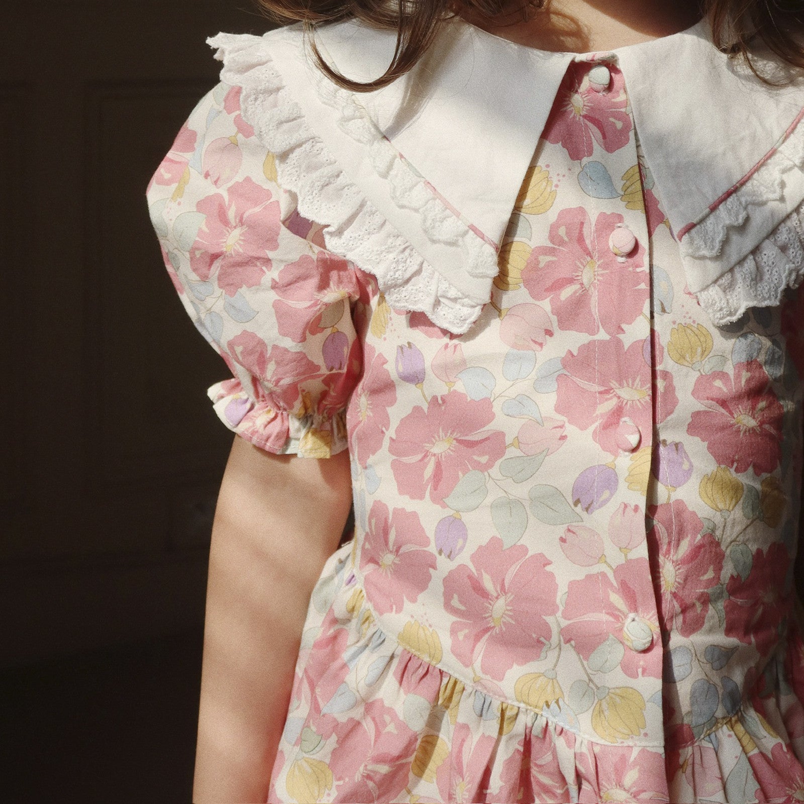 Bluse Coeur Fleur Anglaise