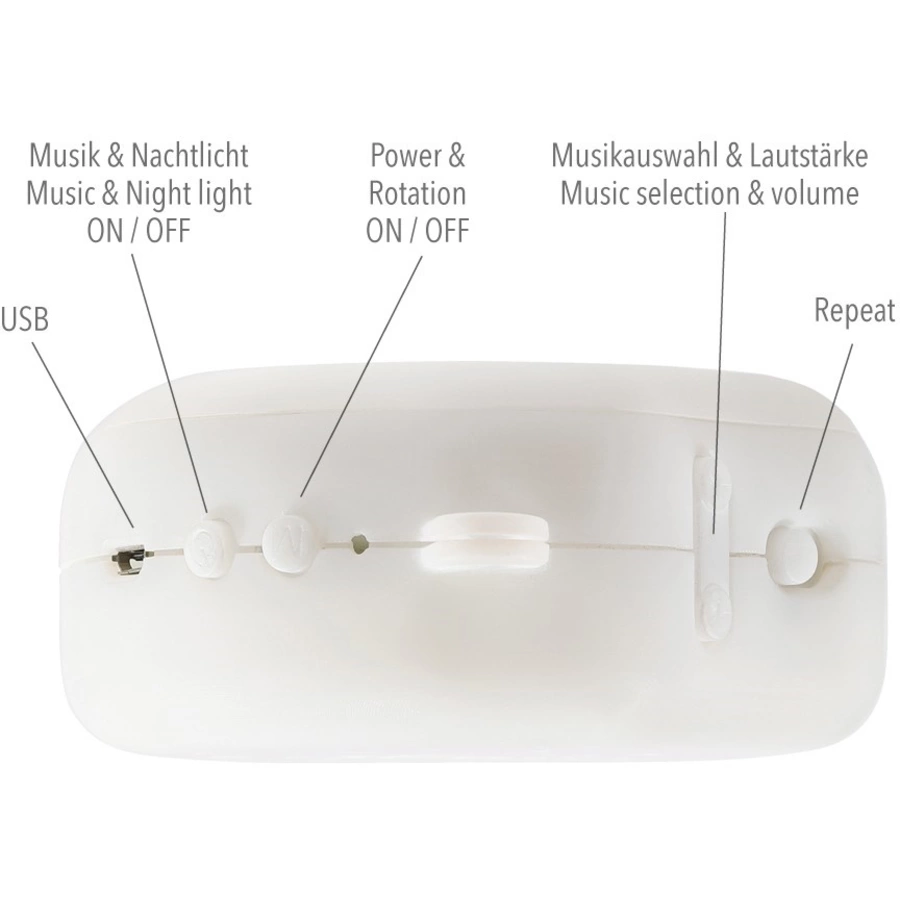 fehn® MP3 Mobilewerk mit Nachtlicht