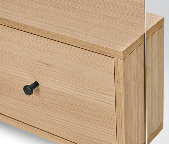 Garderobe mit Spiegel