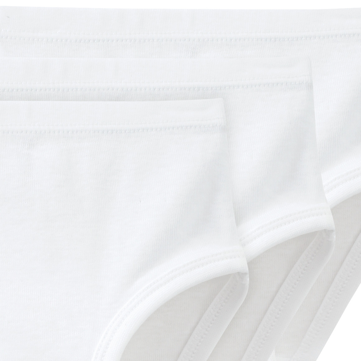 Topomini 3 Baby Slips aus Bio-Baumwolle weiss