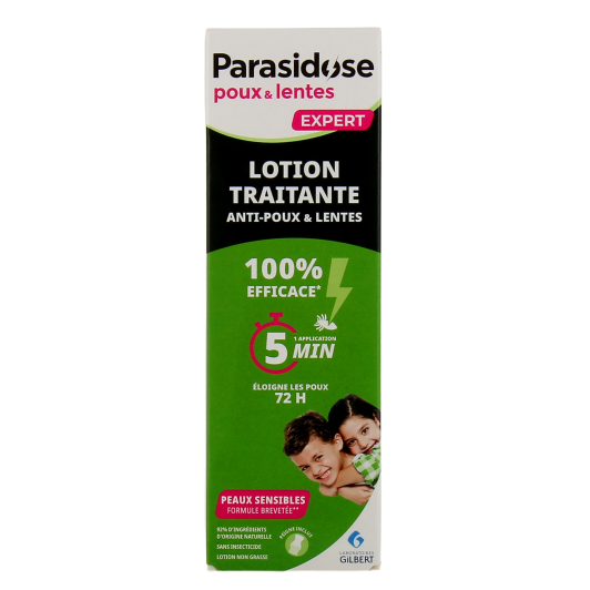 Parasidose lotion anti poux et lentes - 100% efficace en 5 minutes