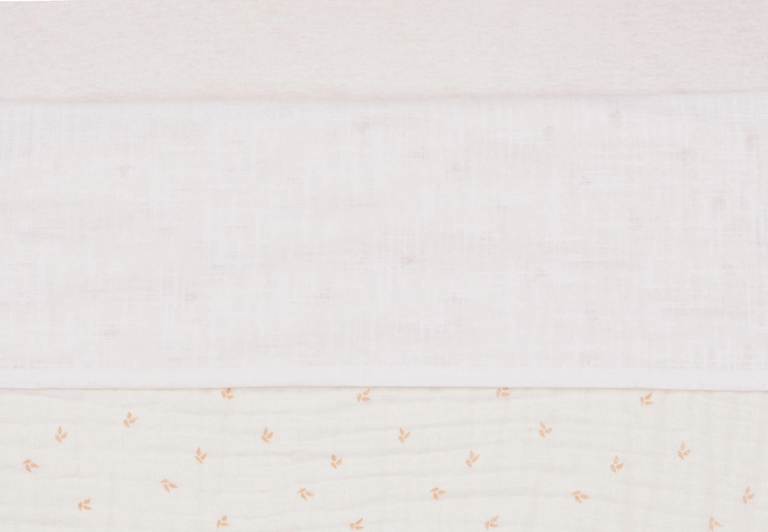 Jollein wieglaken Slub Ivory