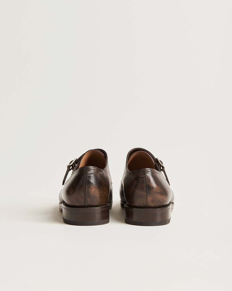 John Lobb William Double Monkstrap Dark Brown Calf