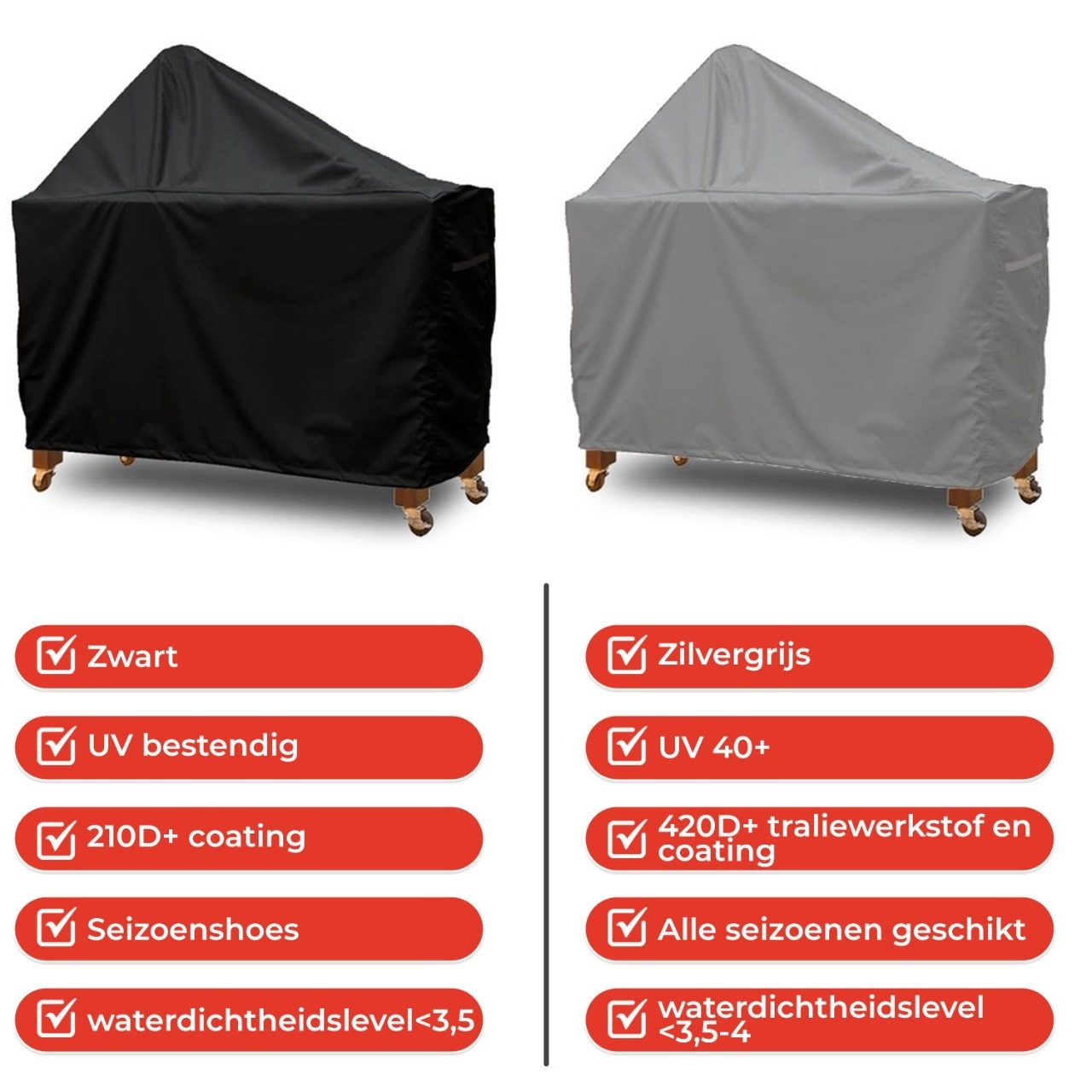 CUHOC Diamond 152 x 80 x 80 x 140 cm bbq tafelhoes