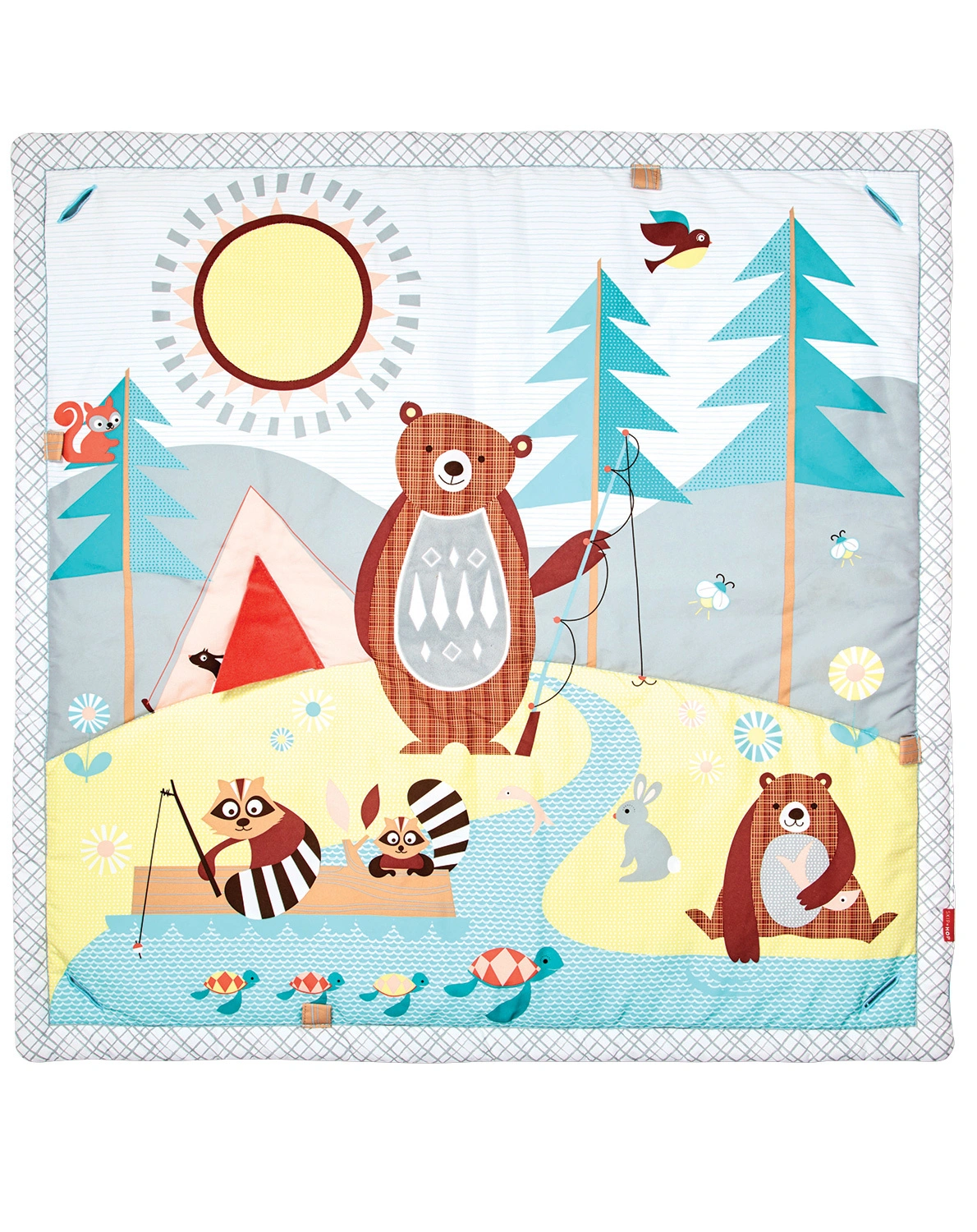 Spielcenter CAMPING CUBS 6-teilig in braun