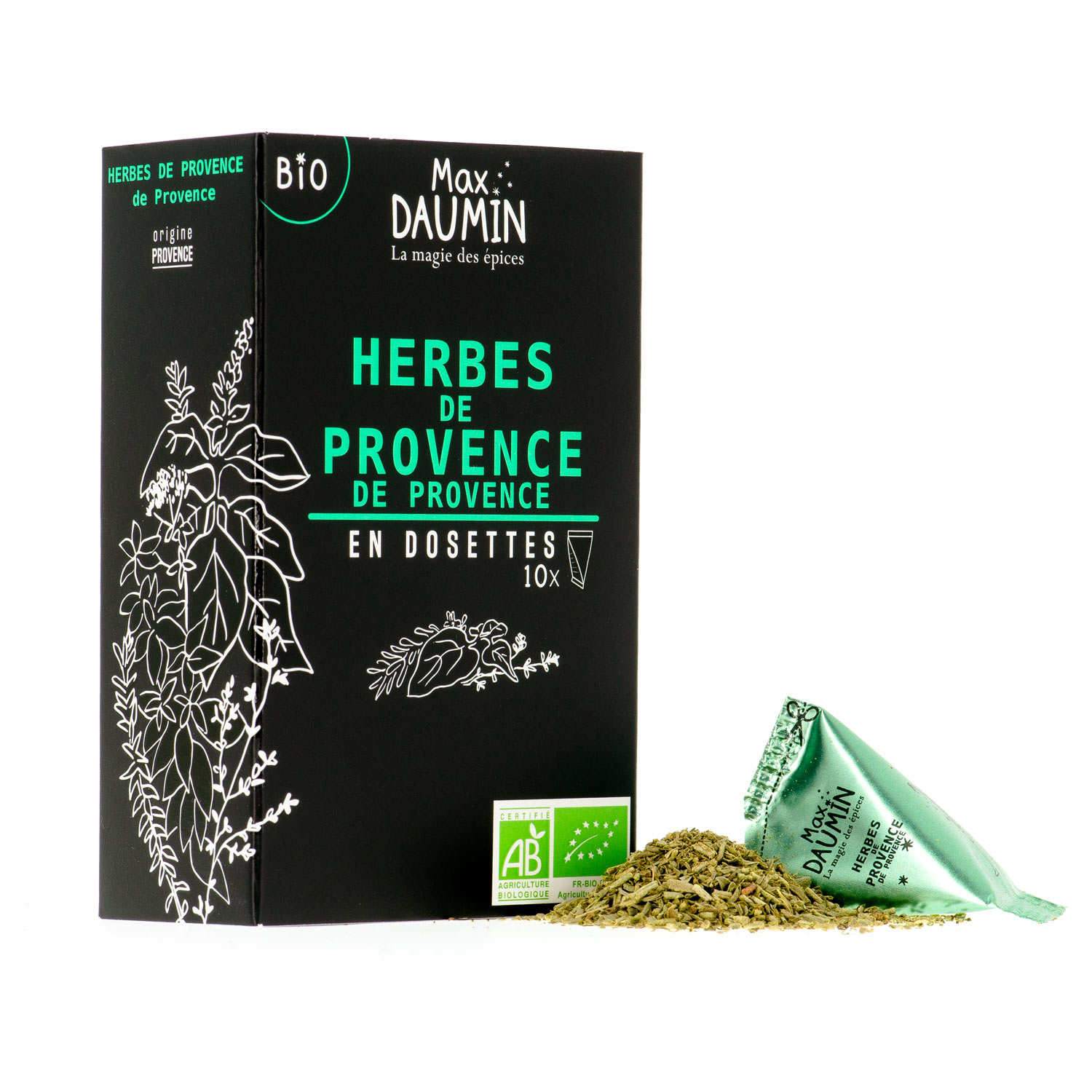 10 dosettes d'herbes de Provence Bio