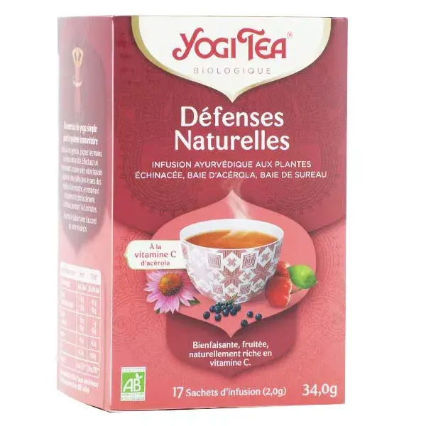 Yogi Tea Defesas Naturais 17 sachês