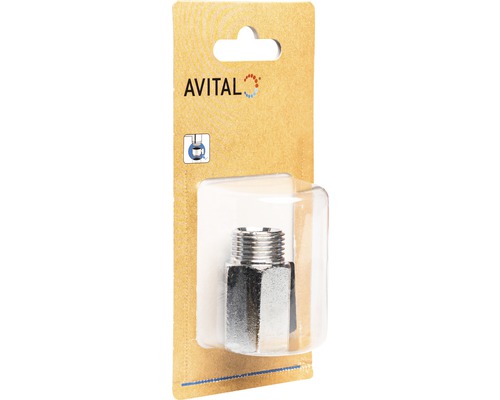 AVITAL eco douchestop, verchroomd messing, 1/2