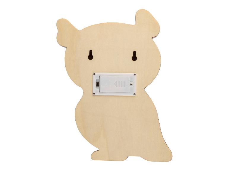Houten LED-kinderlamp