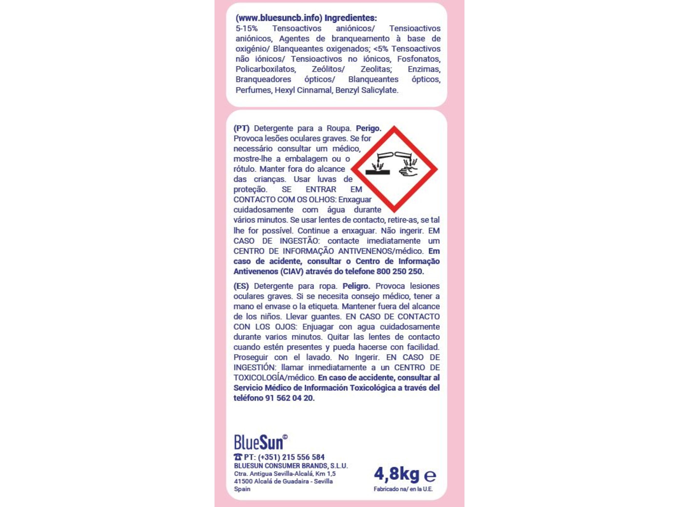 DETERGENTE ROUPA MÁQUINA A  PÓ FLORES SILVESTRES 80DOSES