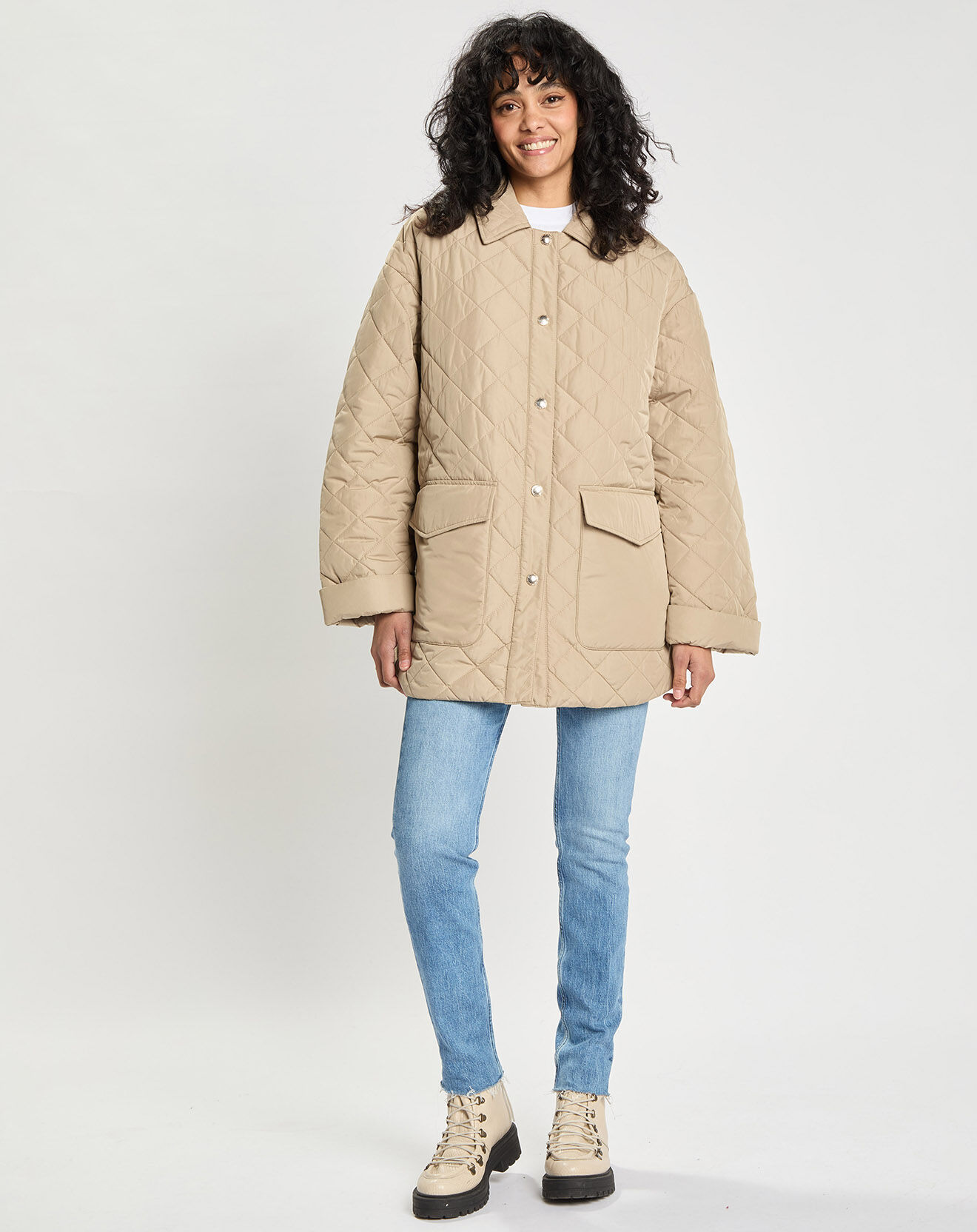 Tommy Hilfiger Manteau Quilted beige