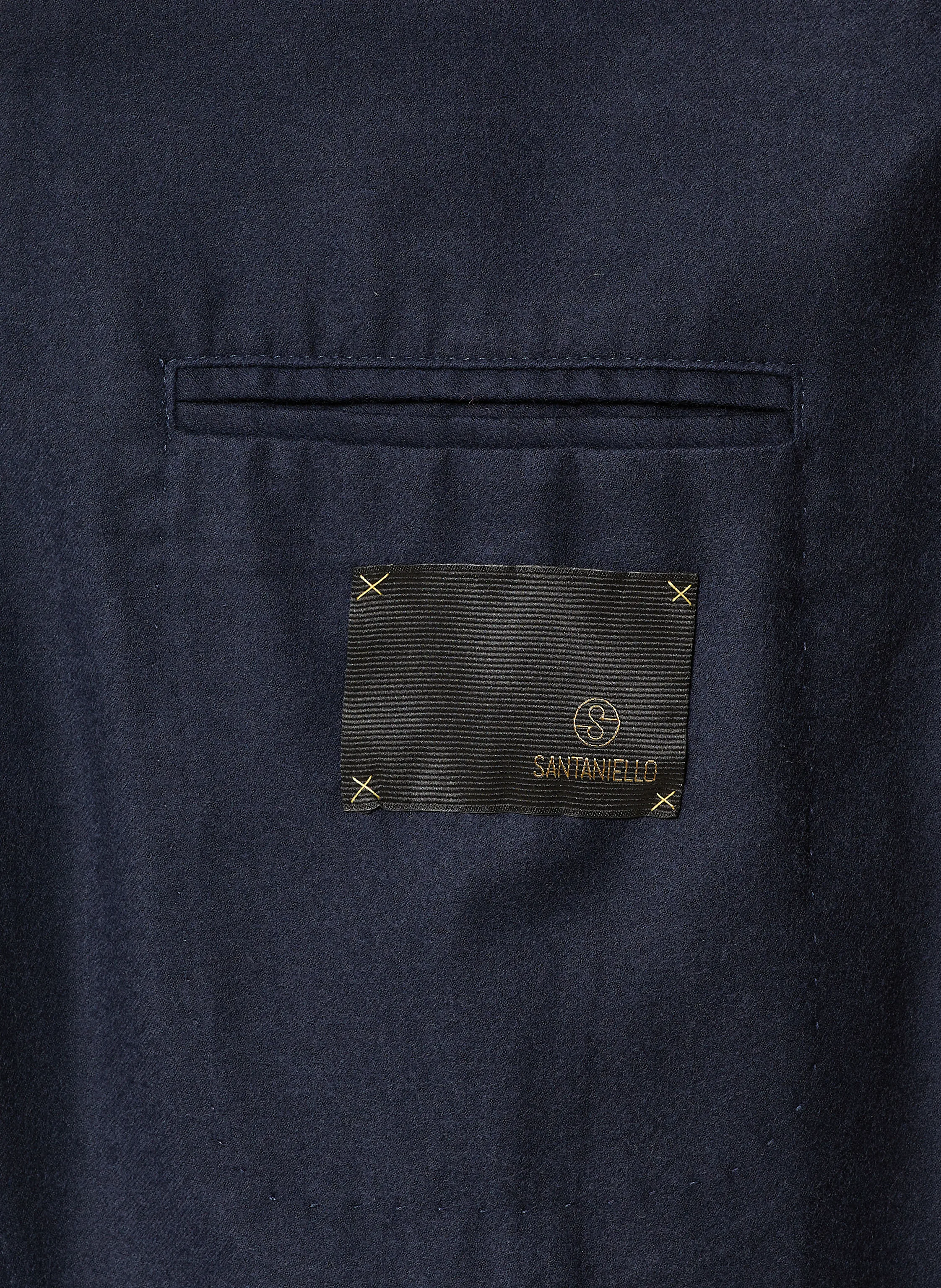 SANTANIELLO Flanell-Anzug Extra Slim Fit
