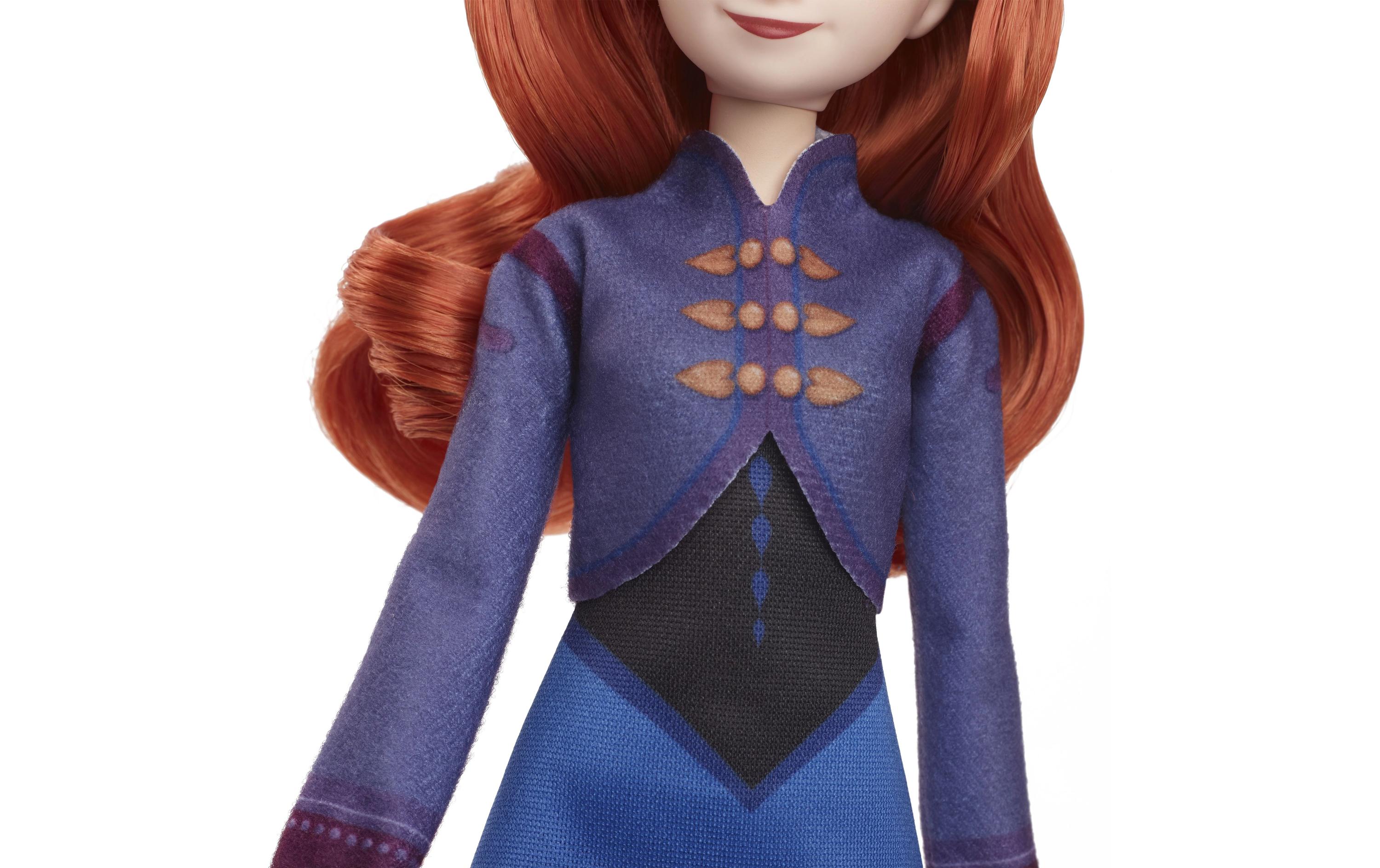 Puppe Disney Frozen Icy Ice Skating AnnaEisläuferin mit glänzenden Haaren
