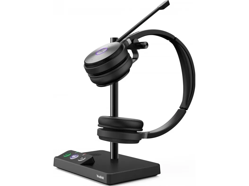 Yealink WH62 Mono - Til Microsoft Teams - headset - på øret - DECT - trådløs - Certified for Microsoft Teams
