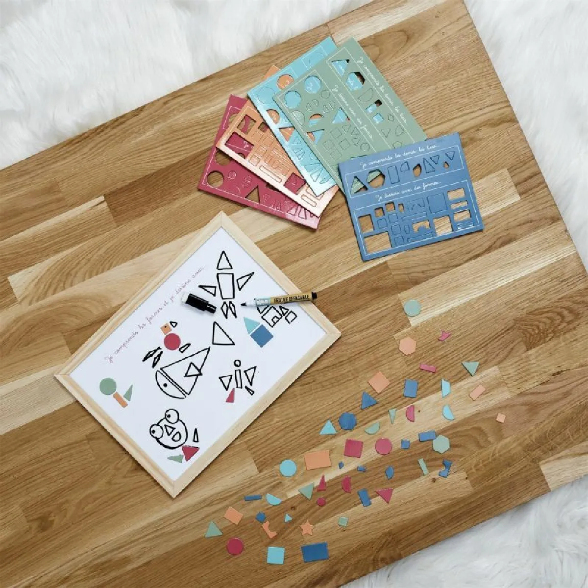 Paris Prix Tableau Éducatif Formes Montessori