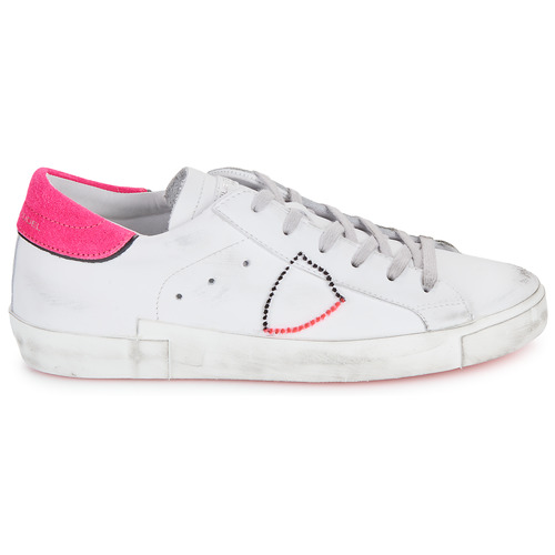Philippe Model - PRSX LOW WOMAN Blanco / Rosa