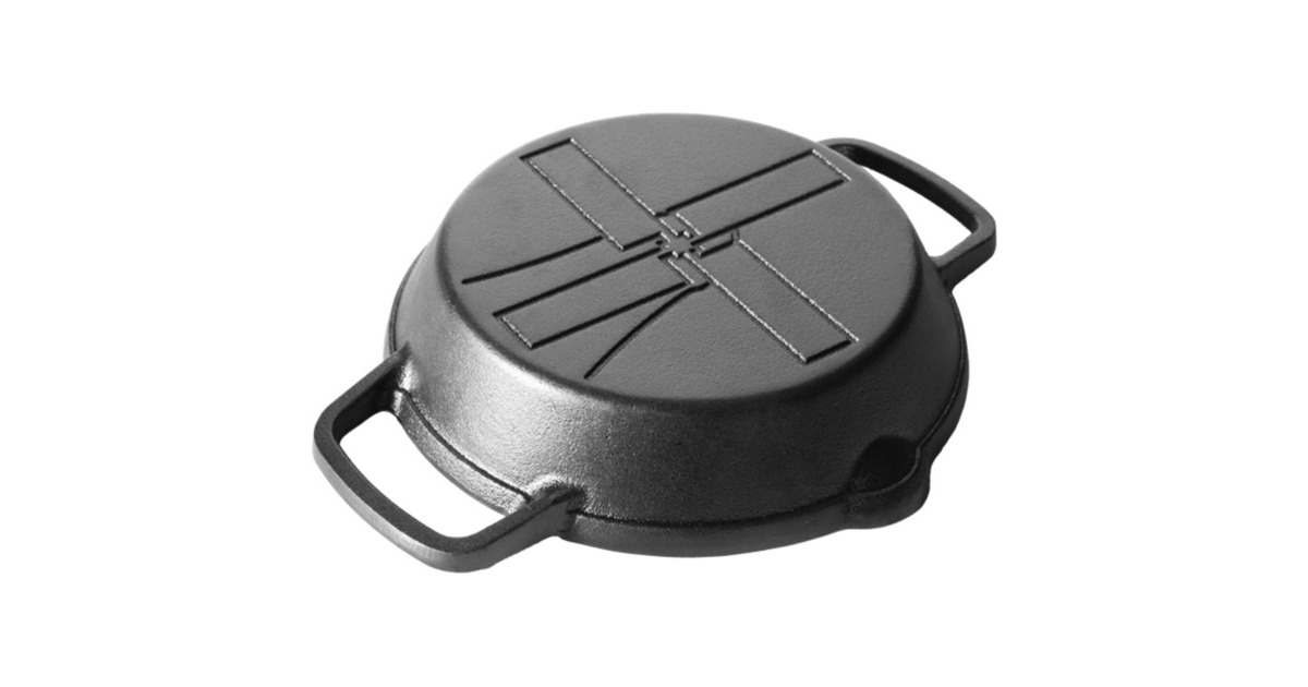 The WindmillSkillet S met 2 handvatten bak-/braadpan  (Zwart, Ø 16 cm)