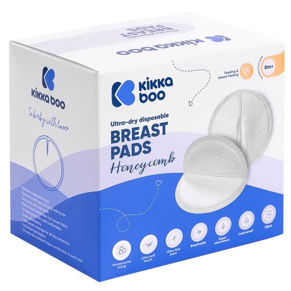 Kikkaboo Discos de Amamentação 25 Peças Honeycomb