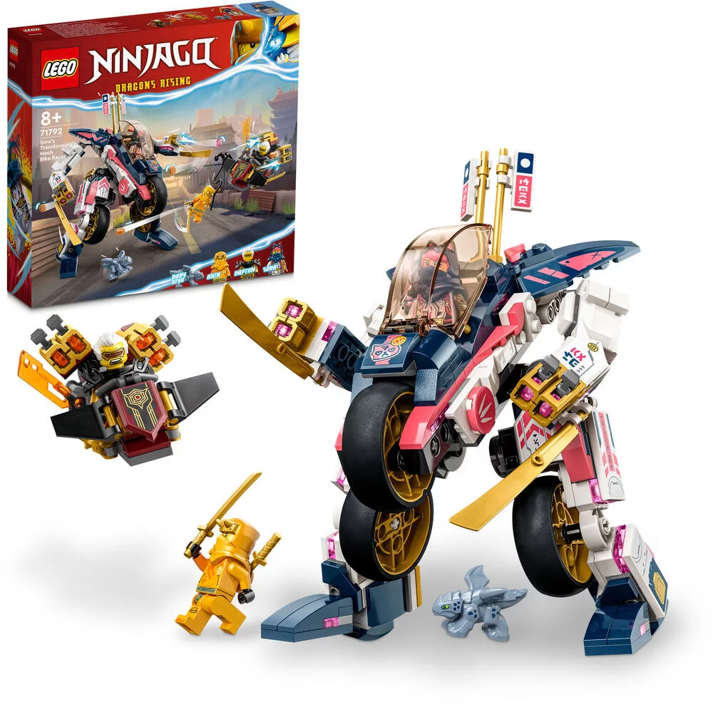 LEGO®NINJAGO® 71792 - LE ROBOT BOLIDE TRANSFORMABLE DE SORA