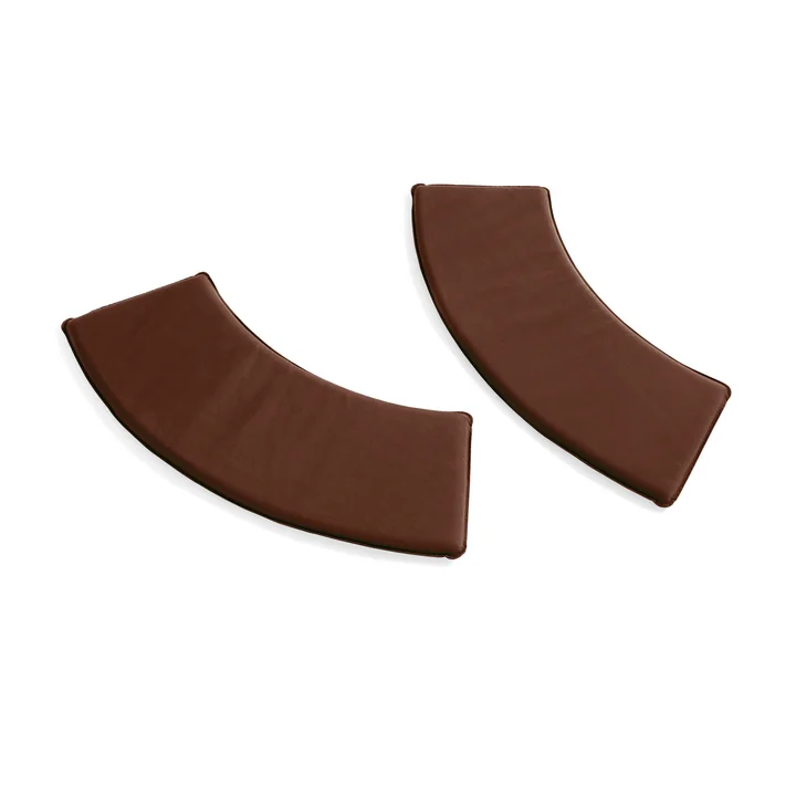 HAY - Palissade Park Bench Sitzkissen, iron red (2er-Set)