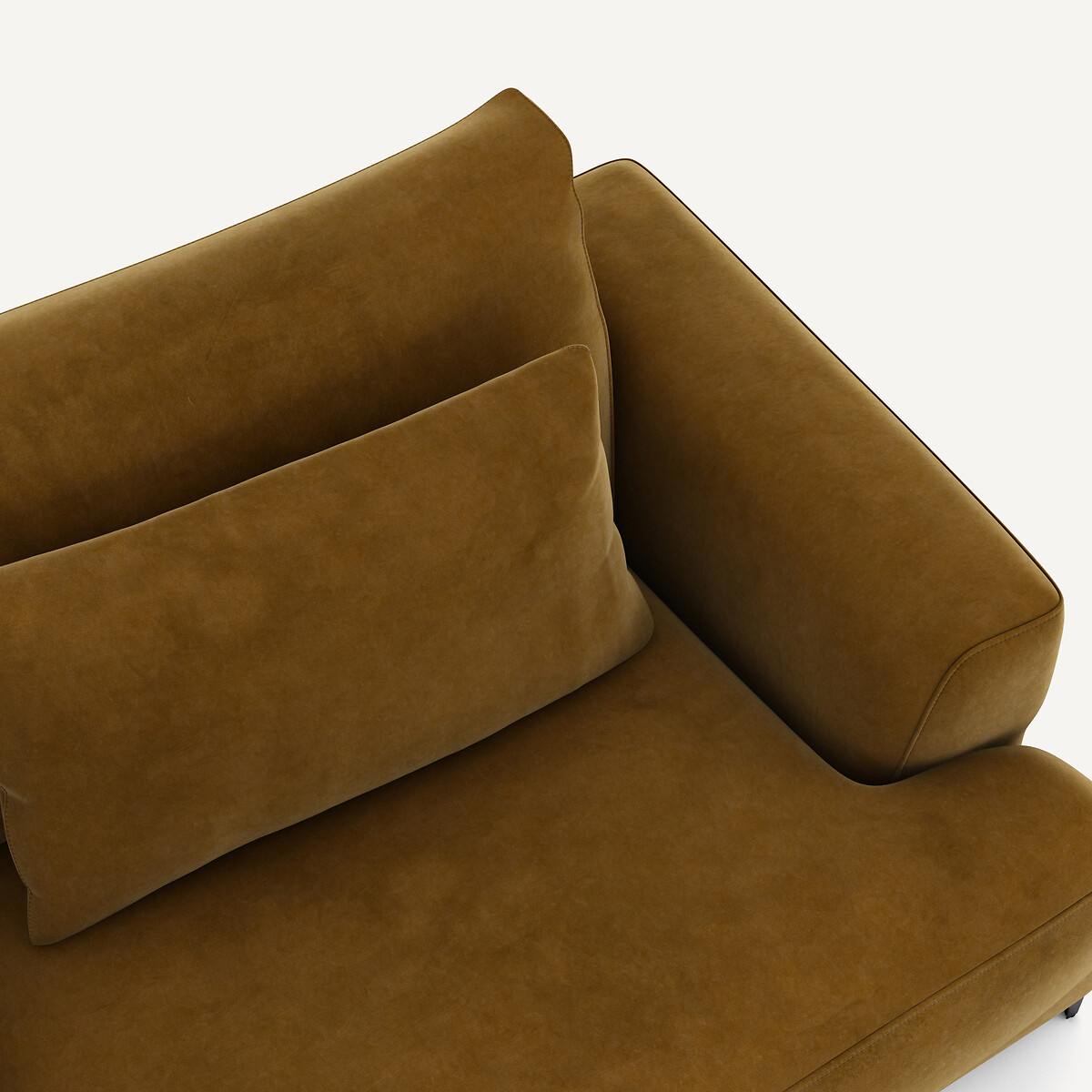 AM.PM<br>Sofá-cama de veludo de 4 lugares, Marsile