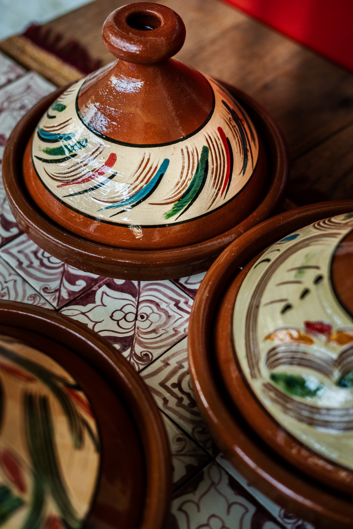 Tajine 'Tetouan', braun, multicolor, Ø 25 cm zu 19,00
