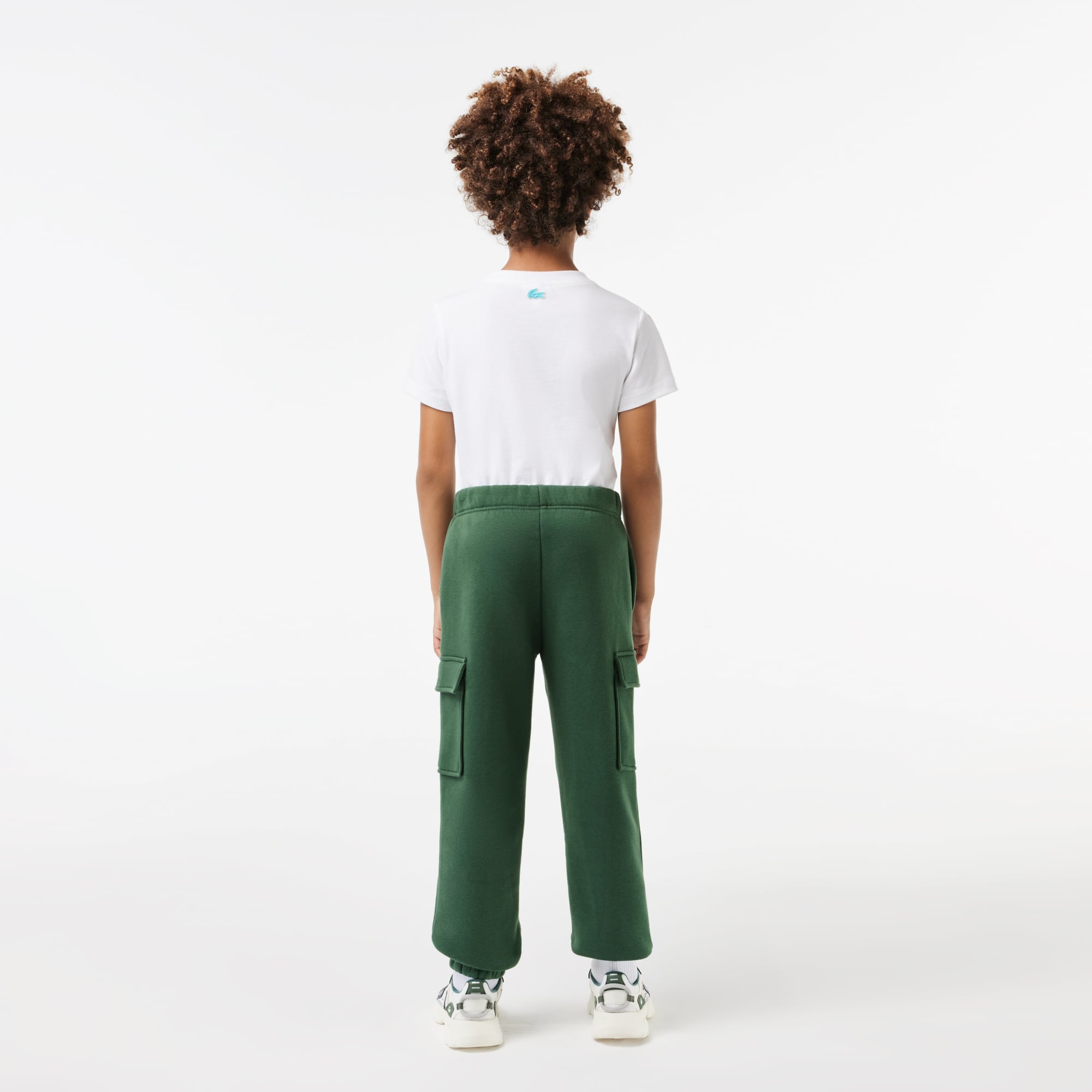 Pantalon de survêtement garçon Lacoste en coton biologique Pantalons & Shorts - Vert - Lacoste - Garçon