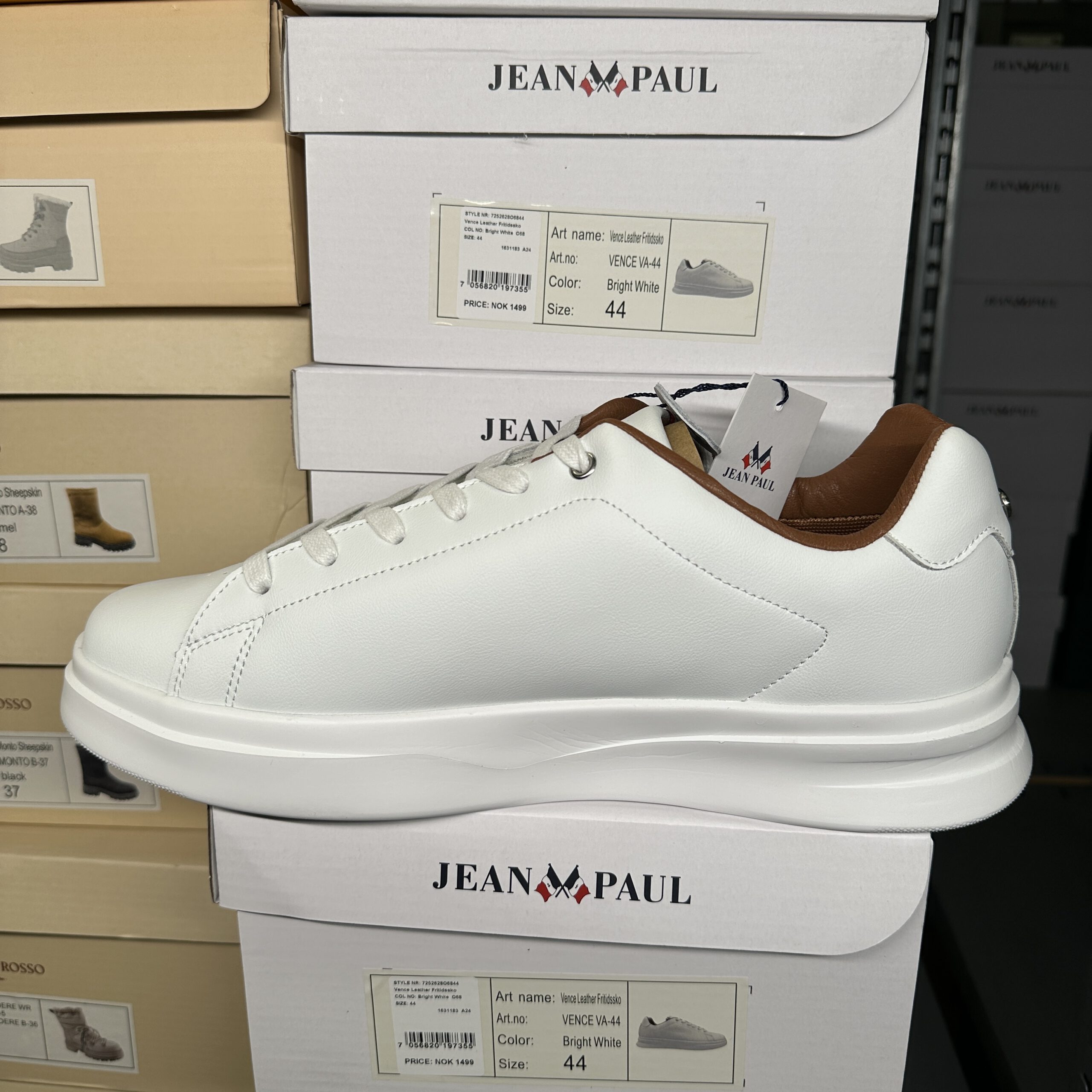 Jean Paul - Vence M Leather Bright White